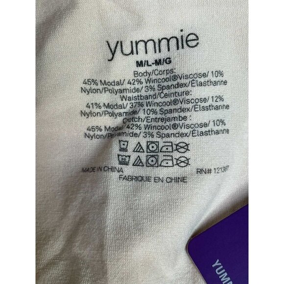 Yummie Nude Cooling Bustless Torsette Body Suit Shapewear Smoothing M/L - Picture 5 of 5